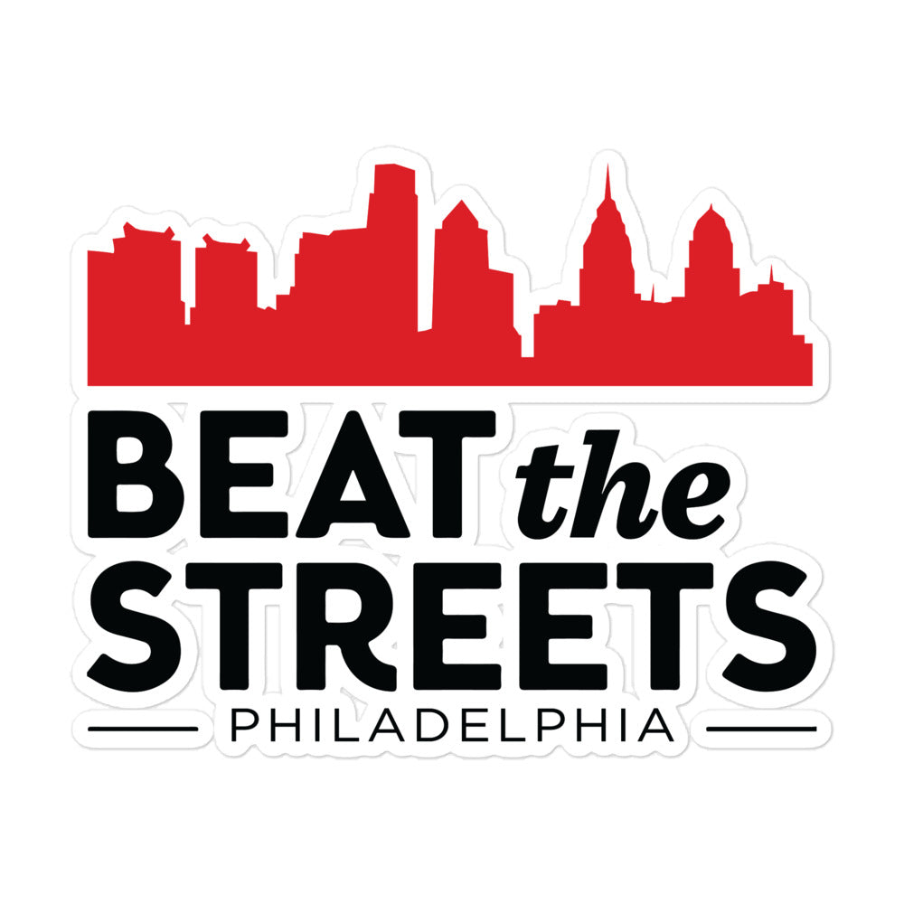 Beat the Streets Philadelphia Kiss Cut Stickers