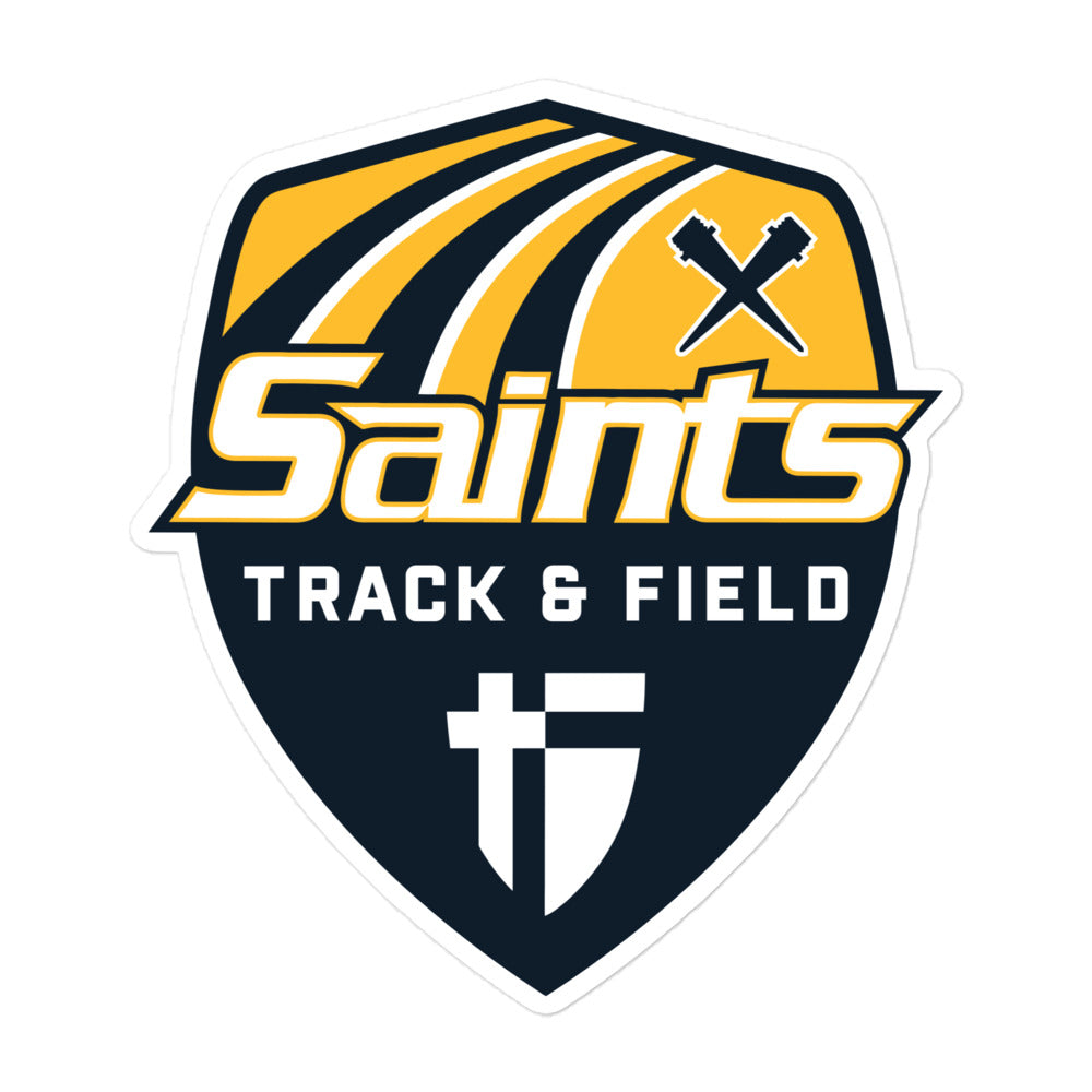 Saint Thomas Aquinas Track & Field Kiss Cut Stickers