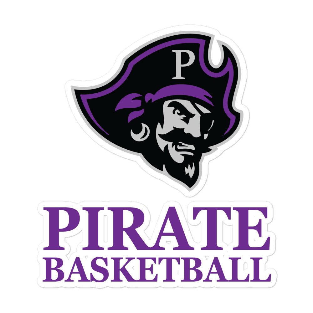 Piper Middle School Basketball Kiss Cut Stickers