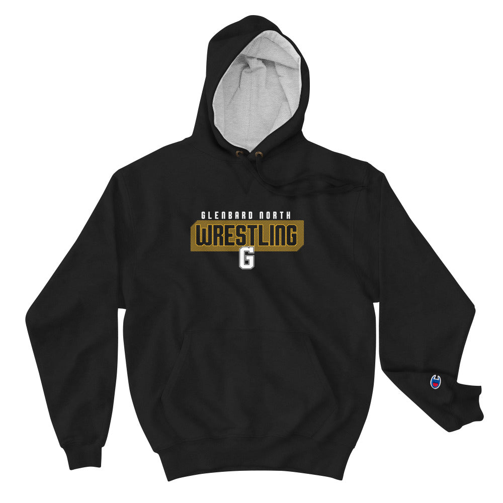 Glenbard North High School Modern Design Mens Champion Hoodie