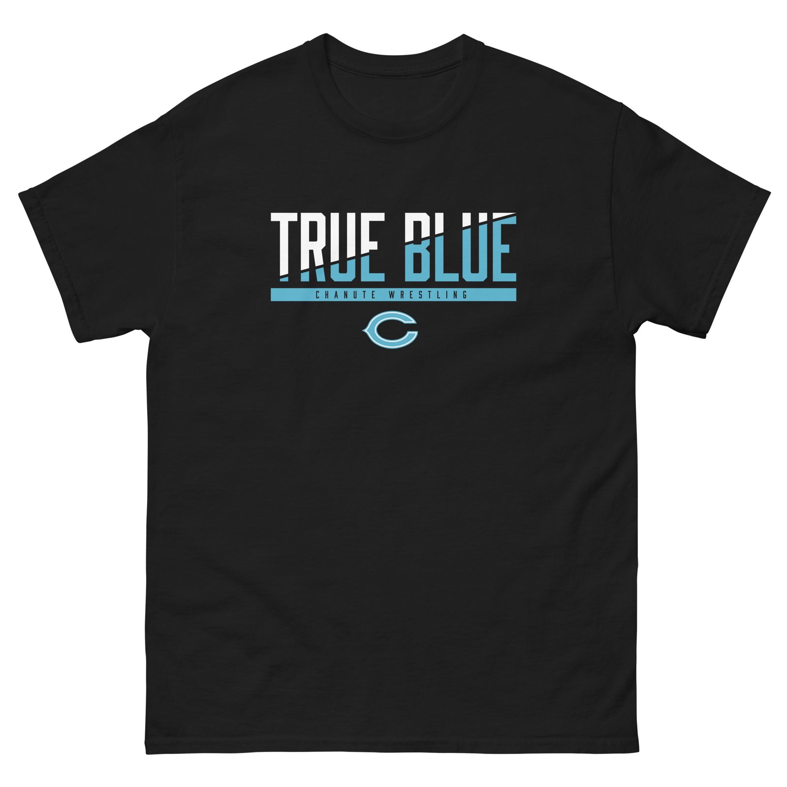 Chanute HS Wrestling True Blue Mens Classic Tee
