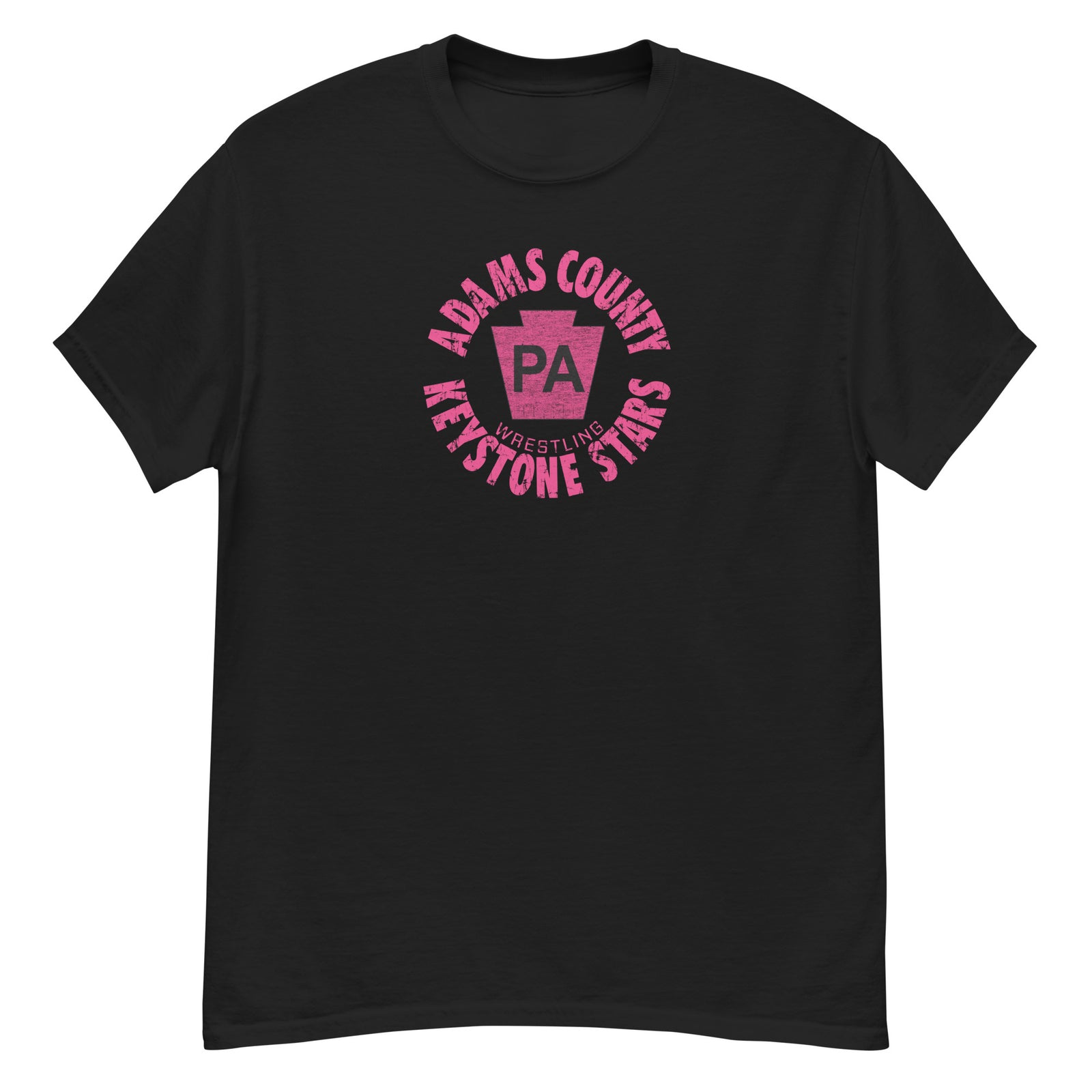 Keystone Stars Wrestling Club Pink Mens Classic Tee