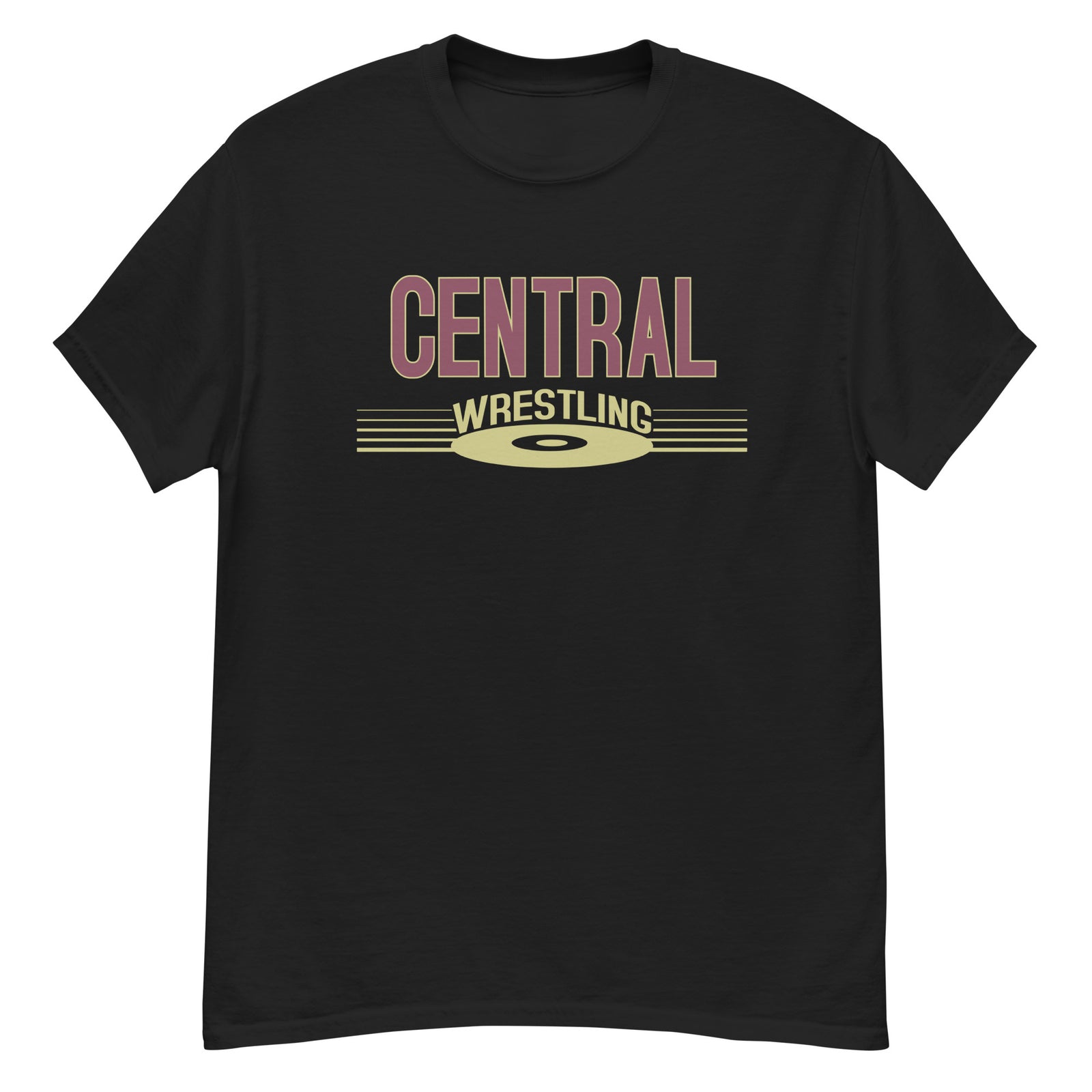 Keller Central Wrestling Black Mens Classic Tee