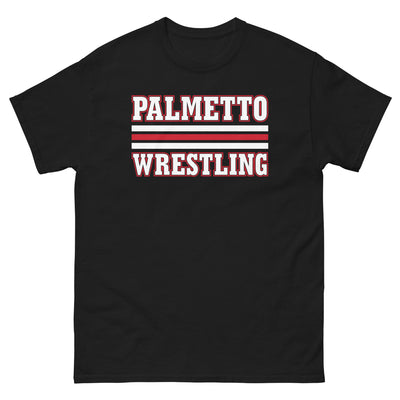 Palmetto Wrestling  Stripes Mens Classic Tee