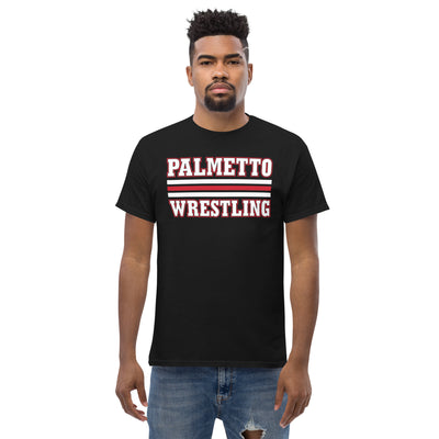 Palmetto Wrestling  Stripes Mens Classic Tee