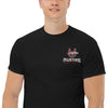 Palmetto Middle Football Embroidery-Black  Mens Classic Tee