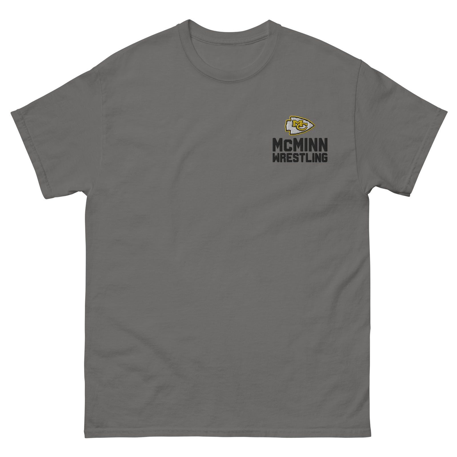McMinn High School Wrestling  Grey Mens Classic Tee