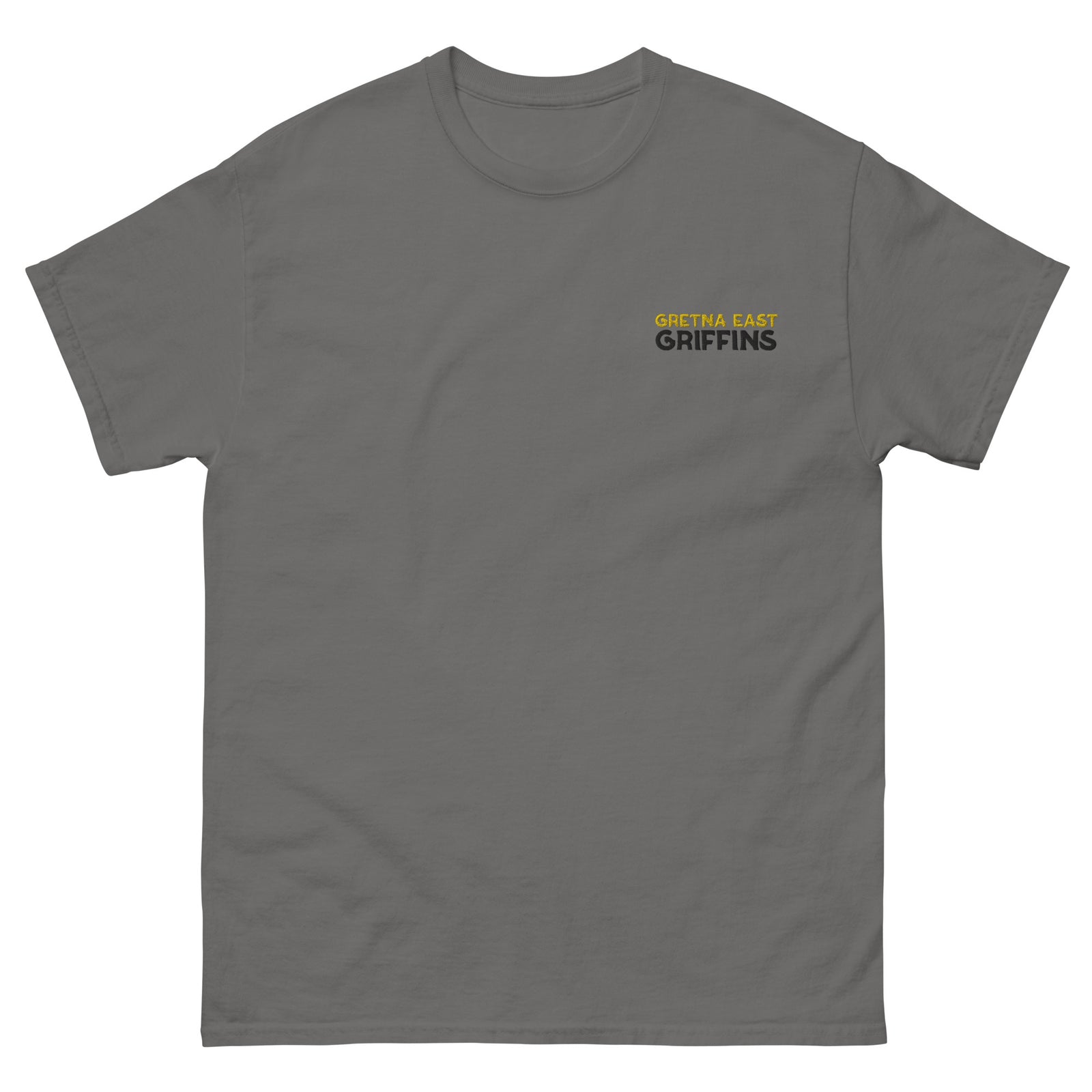 Gretna East  Grey Griffins Embroidery Mens Classic Tee