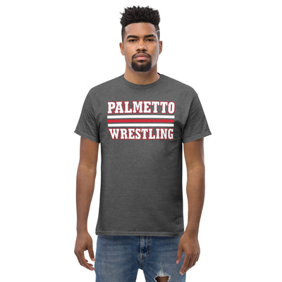 Palmetto Wrestling  Stripes Mens Classic Tee