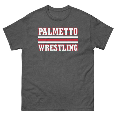 Palmetto Wrestling  Stripes Mens Classic Tee