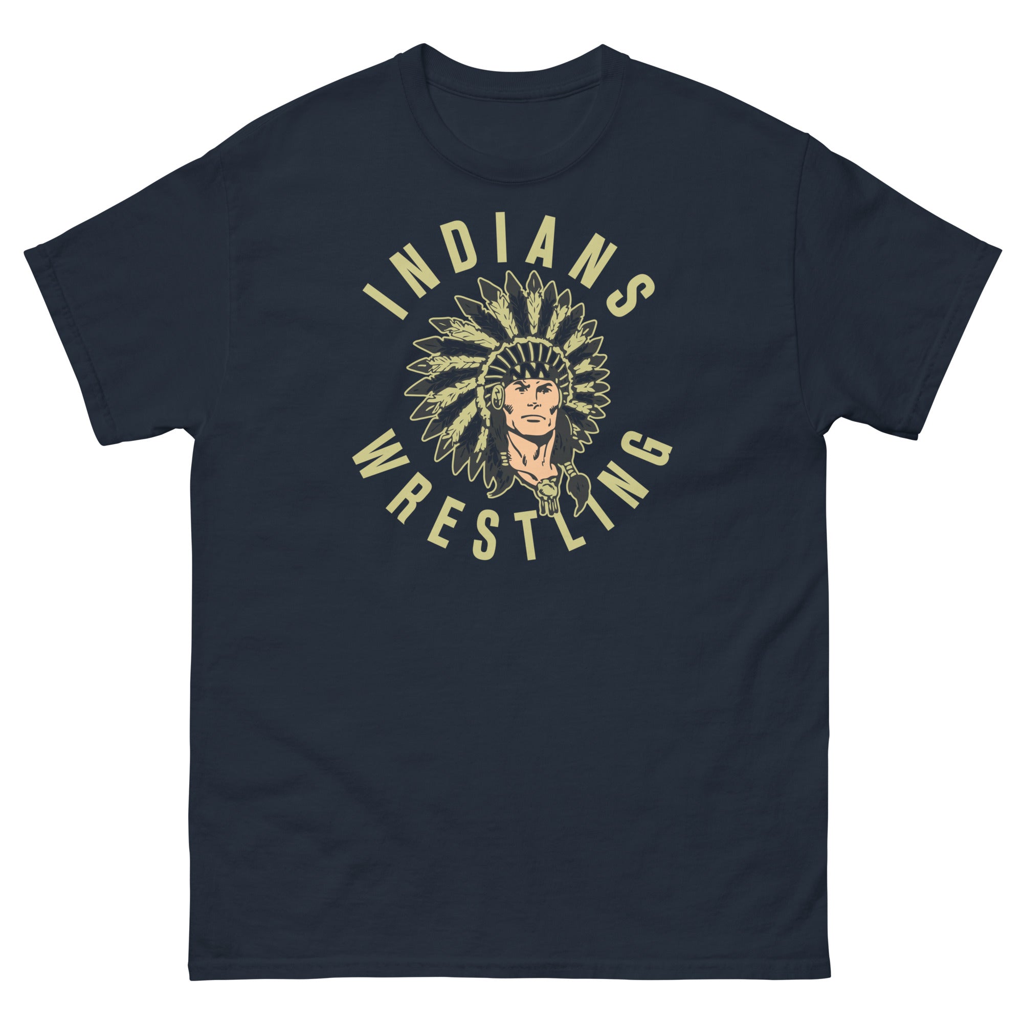 Indians Wrestling Mens Classic Tee