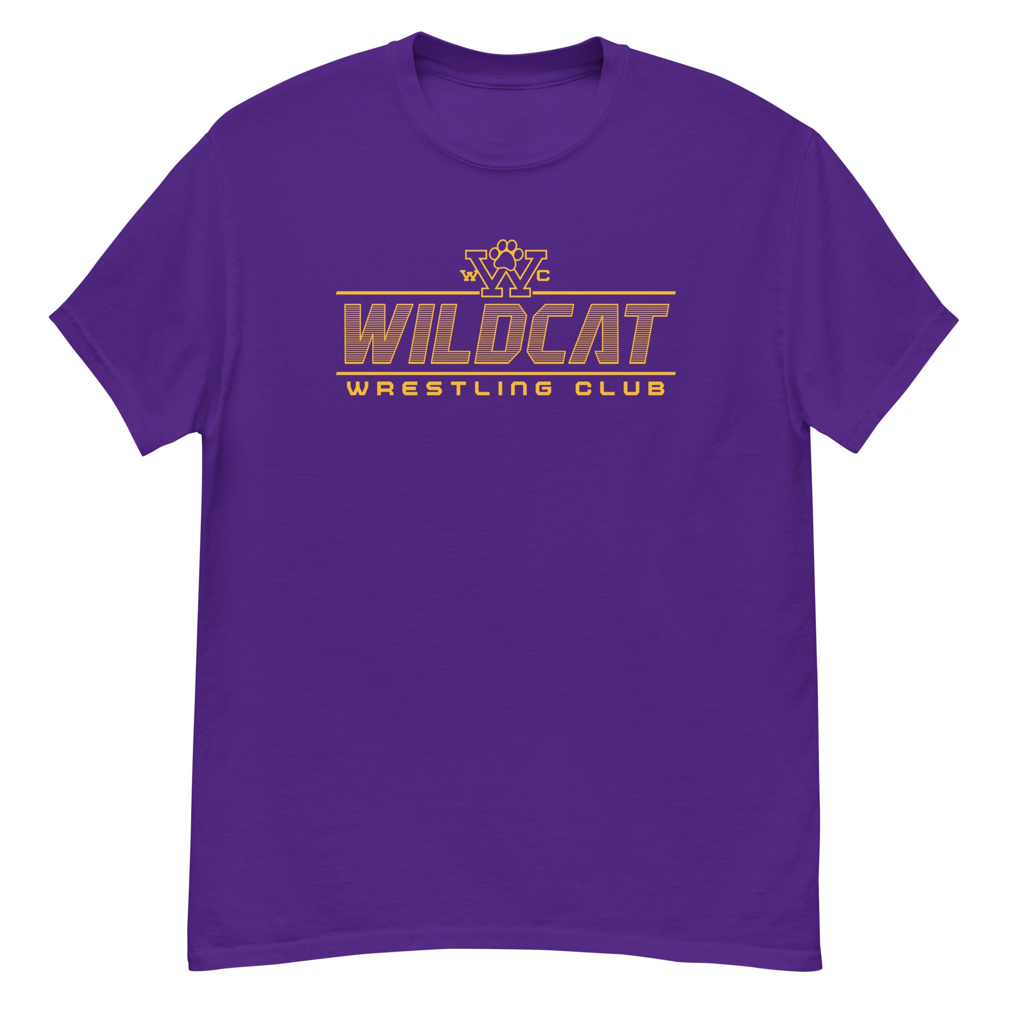 Wildcat Wrestling Club  Purple Mens Classic Tee