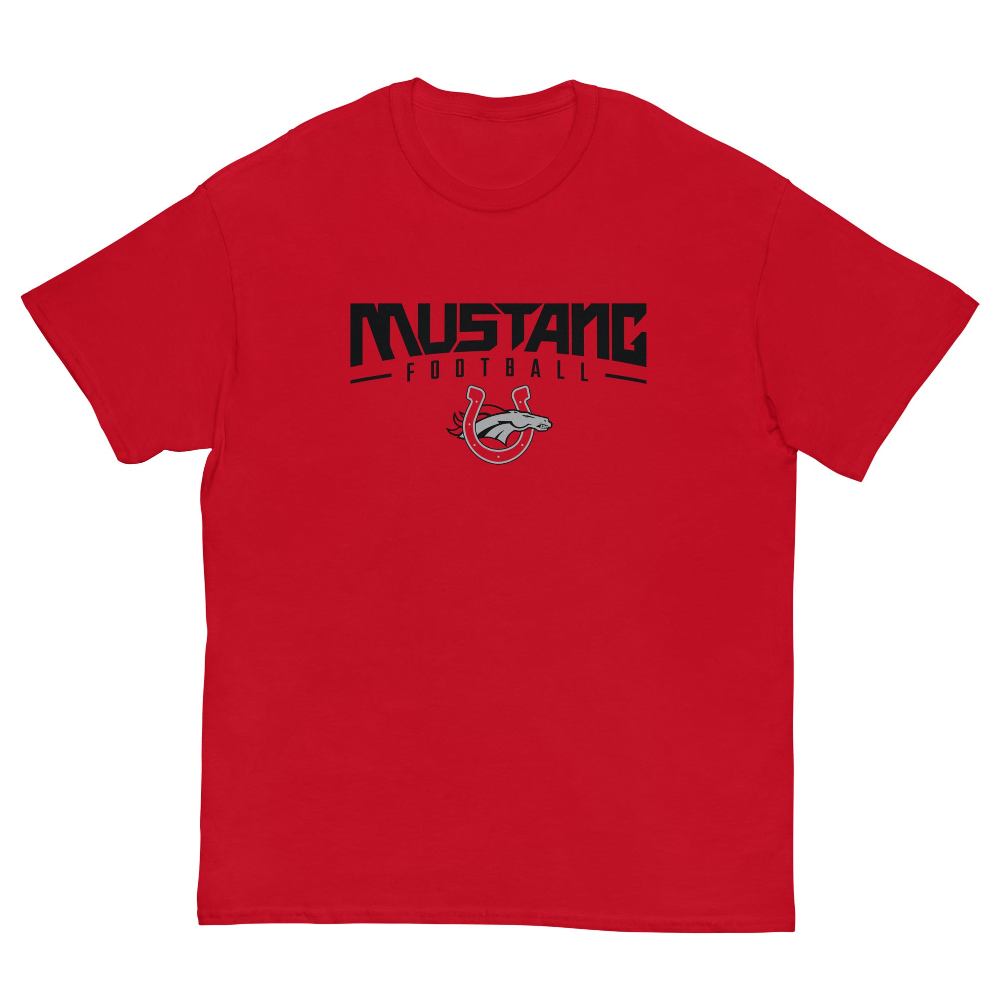 Palmetto Middle Football Red Design Men's classic tee