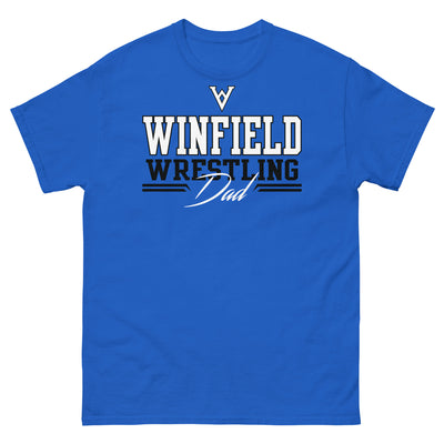Winfield Wrestling Dad Royal Men's classic tee