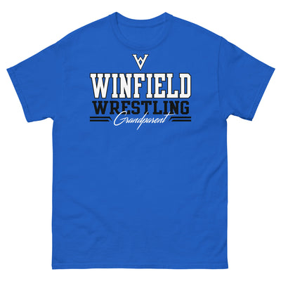 Winfield Wrestling Grandparent Royal Men's classic tee