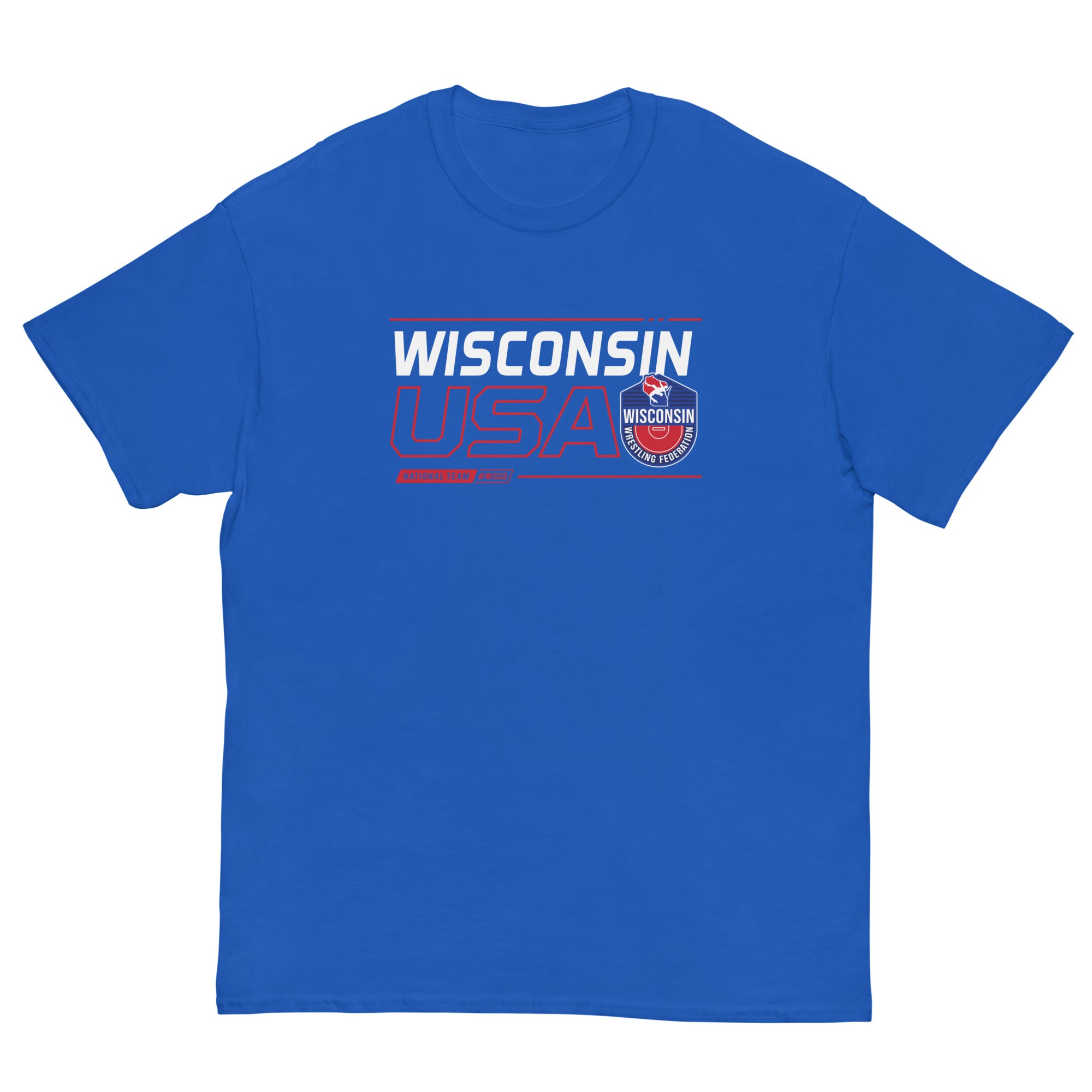 Wisconsin Wrestling Federation Wrestling 2023 Stack Mens Classic Tee