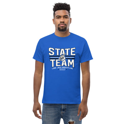 Lone Jack HS Wrestling State Shirts 2023 Mens Classic Tee