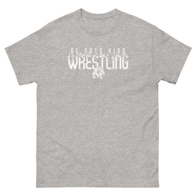 De Soto Kids Wrestling Grey Mens Classic Tee