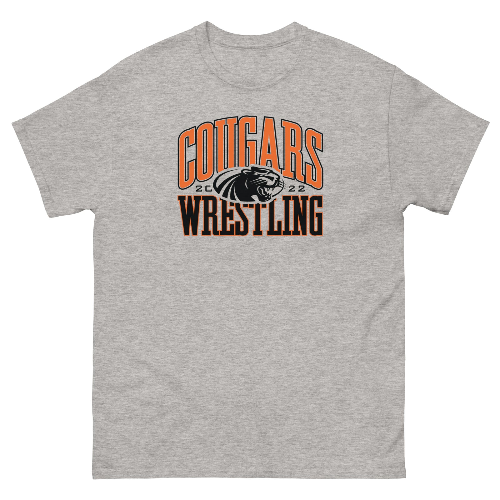 Half Moon Bay Wrestling COUGARS Mens Classic Tee