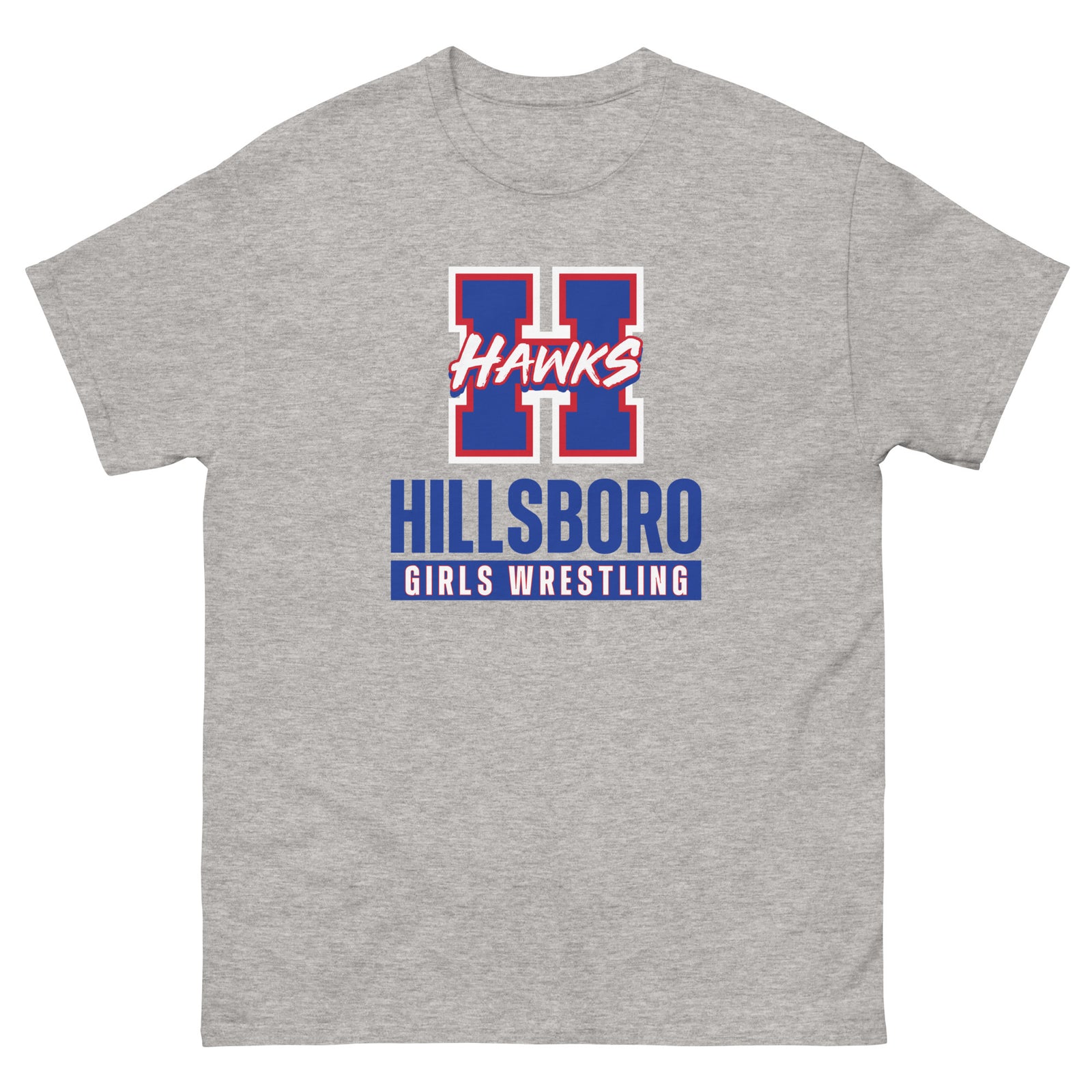 Hillsboro High School  Girls Wrestling Mens Classic Tee