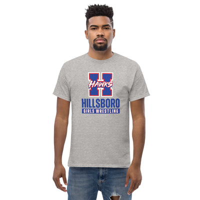 Hillsboro High School  Girls Wrestling Mens Classic Tee