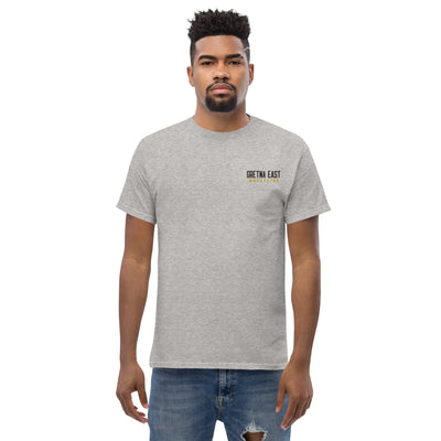 Gretna East  Grey wrestling Embroidery Mens Classic Tee