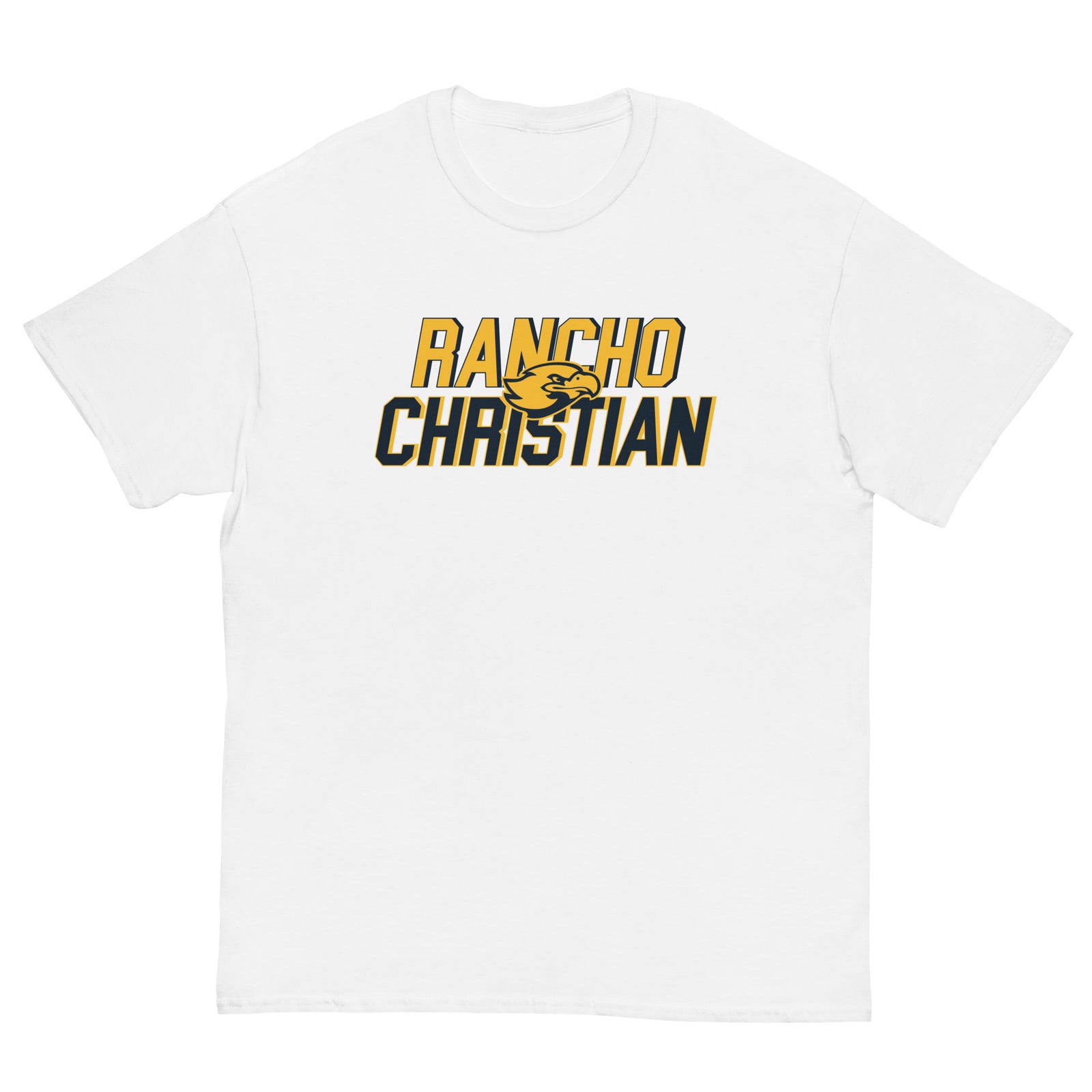 Rancho Christian High School RC Text Mens Classic Tee