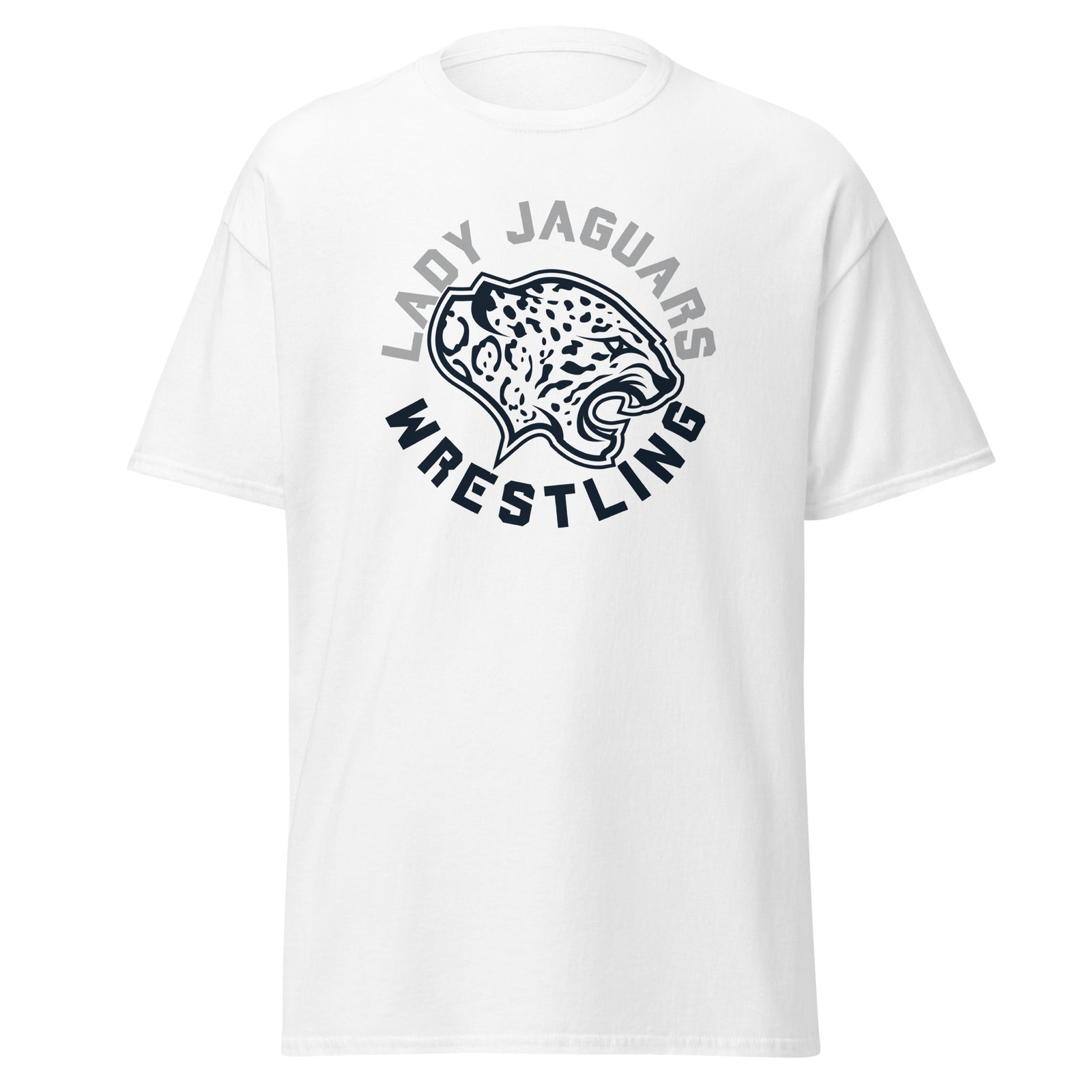 Mill Valley Lady Jaguars White Mens Classic Tee