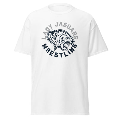 Mill Valley Lady Jaguars White Mens Classic Tee