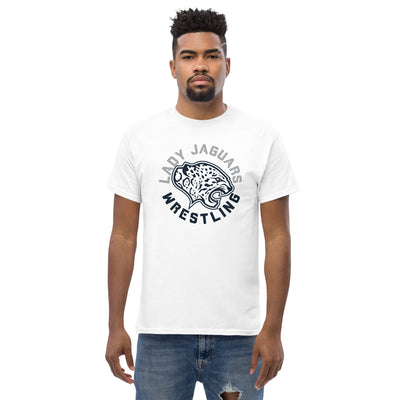 Mill Valley Lady Jaguars White Mens Classic Tee
