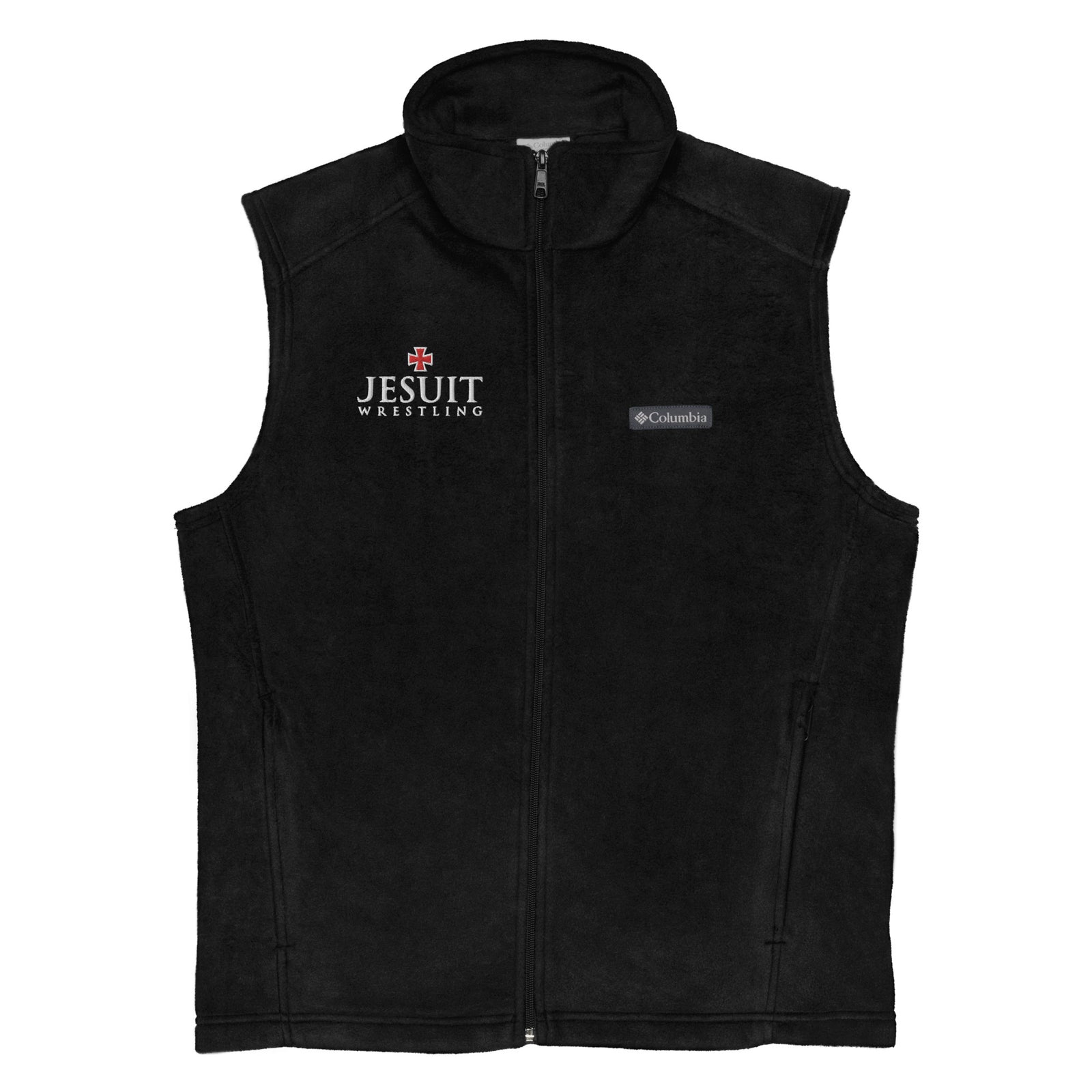 Strake Jesuit Wrestling Mens Columbia Fleece Vest
