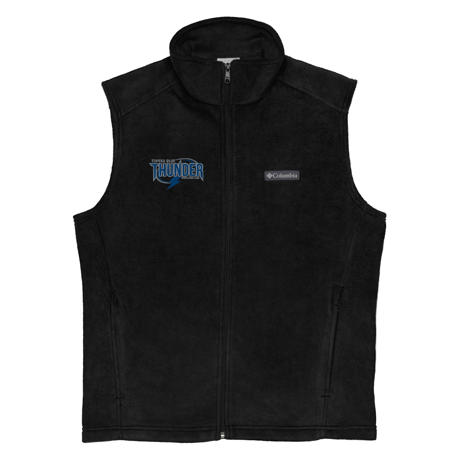 Topeka Blue Thunder Mens Columbia Fleece Vest