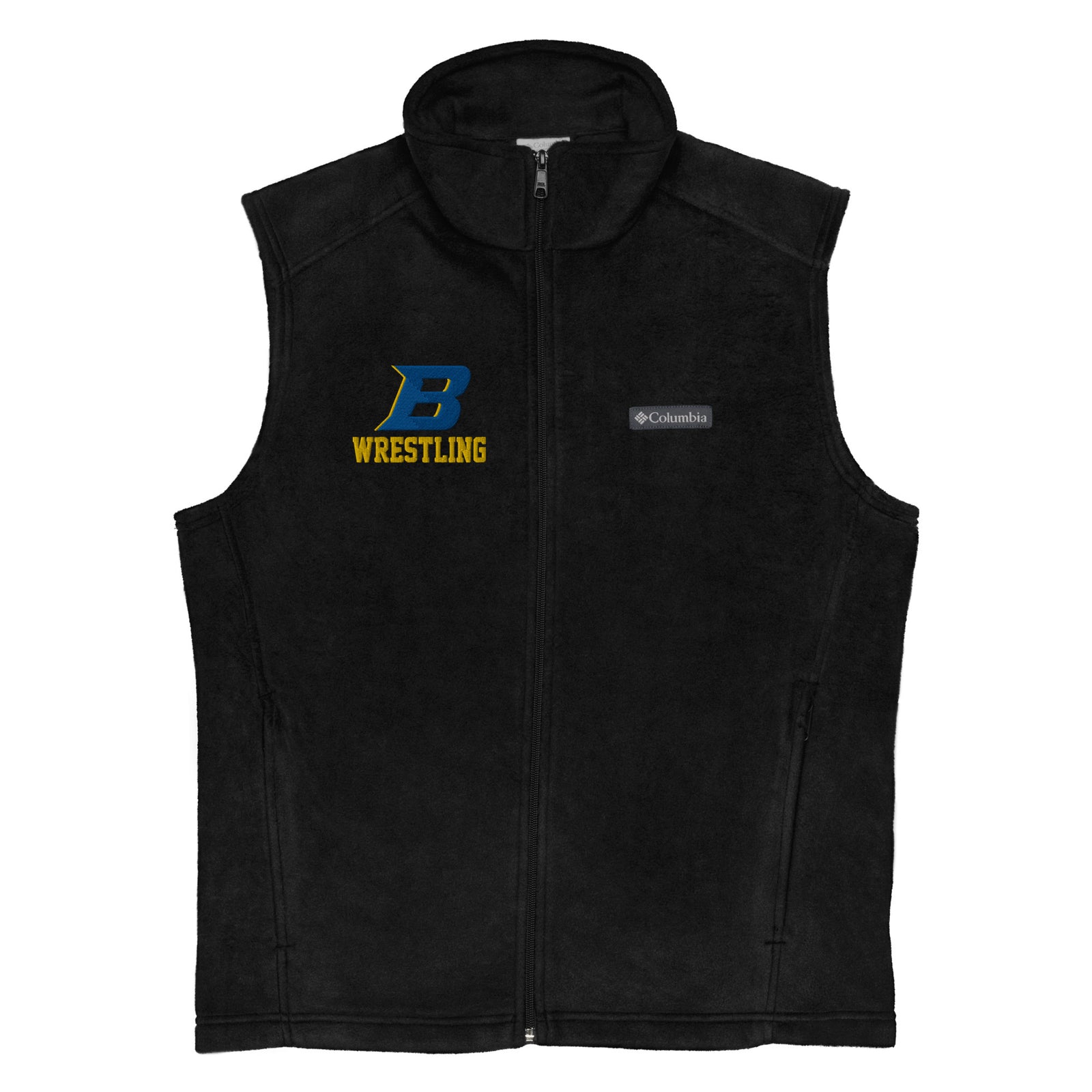 Bluestem Wrestling Mens Columbia Fleece Vest