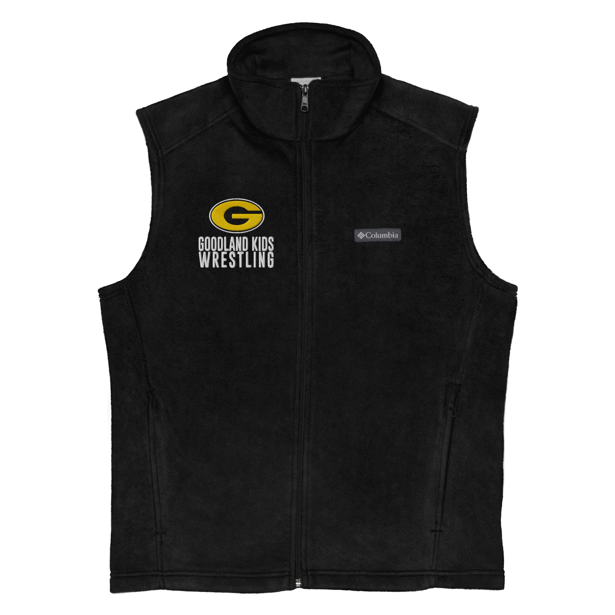 Goodland Kids Wrestling Mens Columbia Fleece Vest