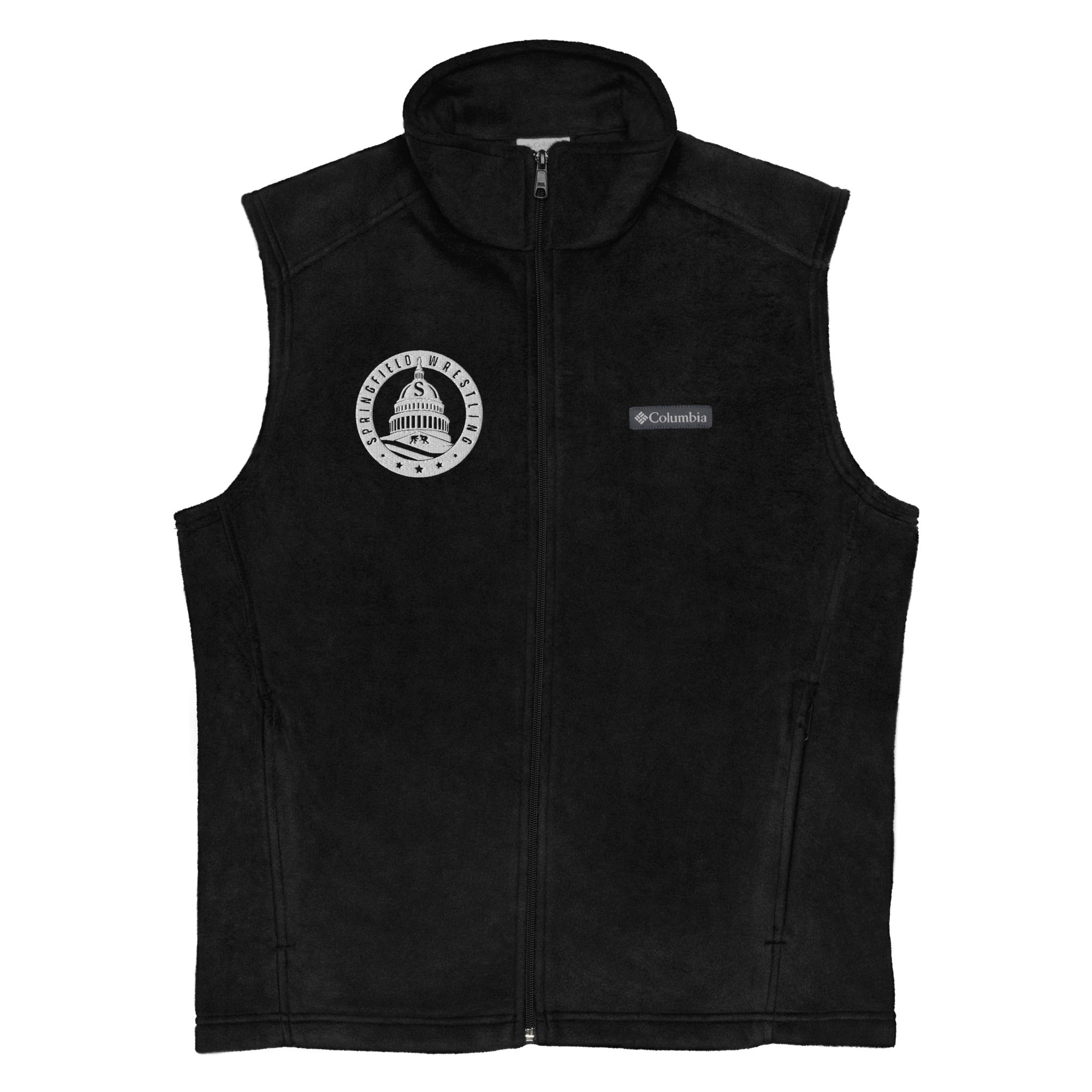 Women’s Columbia fleece vest w/ embroidered logo