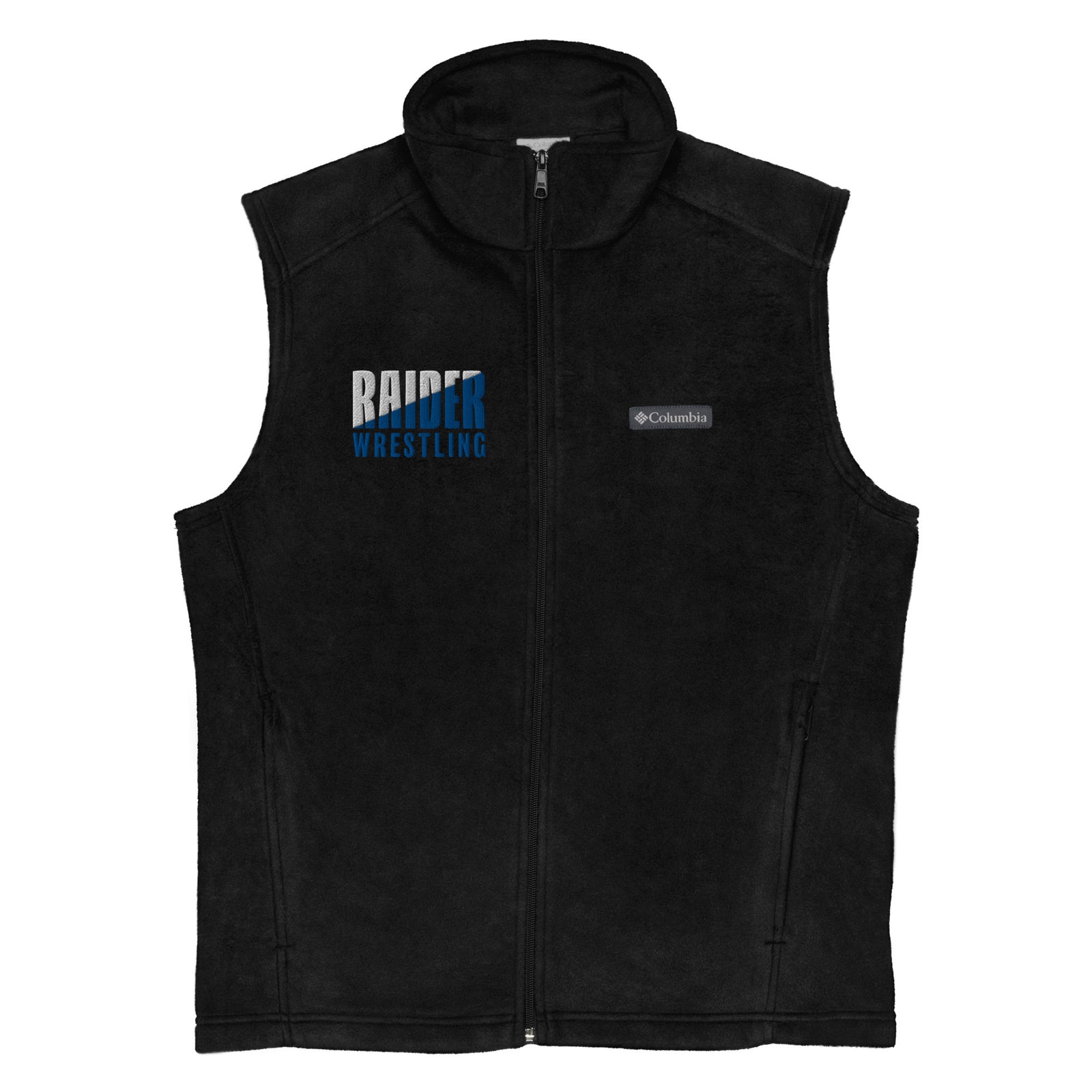Leonardtown Wrestling  Black  Mens Columbia Fleece Vest