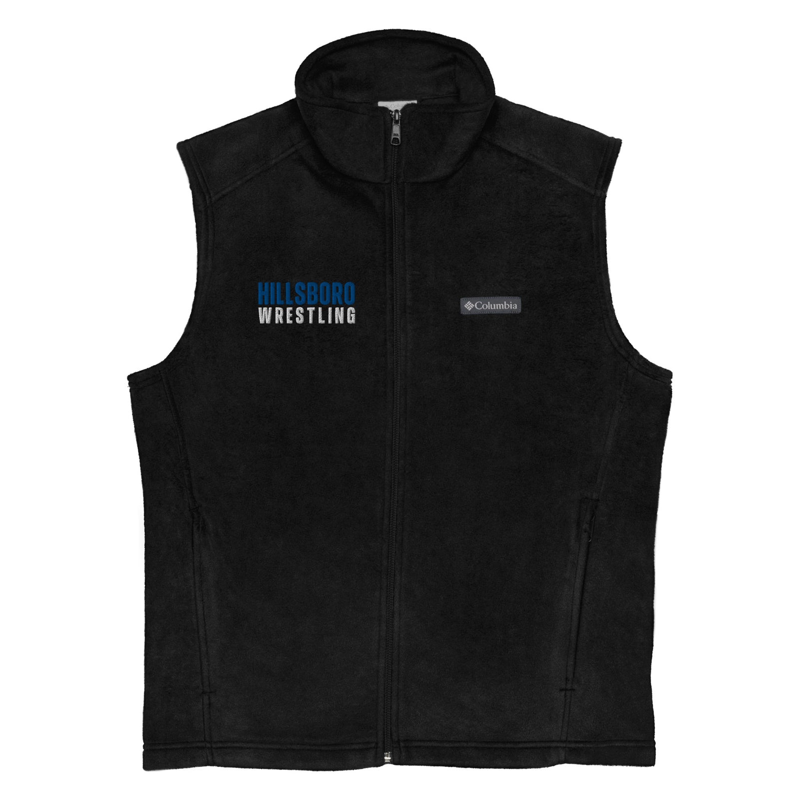 Hillsboro High School  Wrestling Mens Columbia Fleece Vest