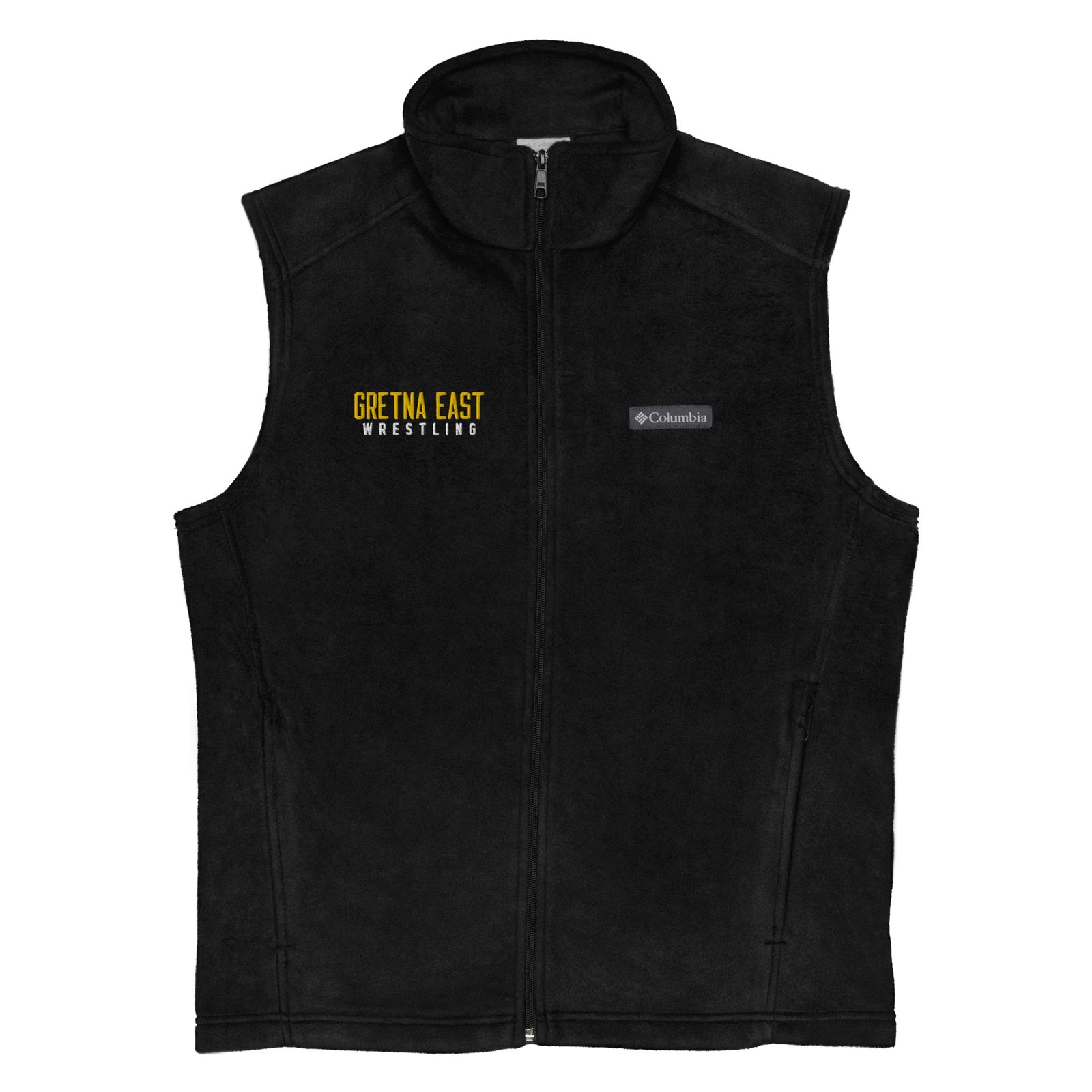 Gretna East  Wrestling Embroidery Mens Columbia Fleece Vest
