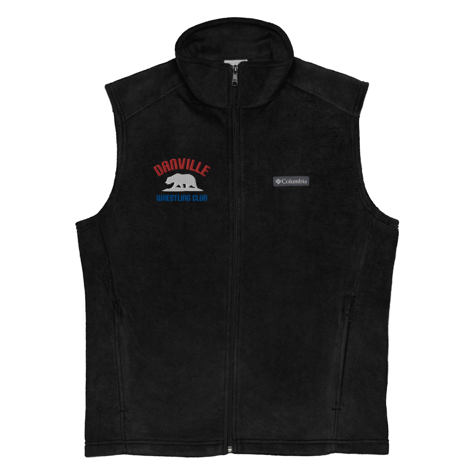 Danville Wrestling Club Mens Columbia Fleece Vest