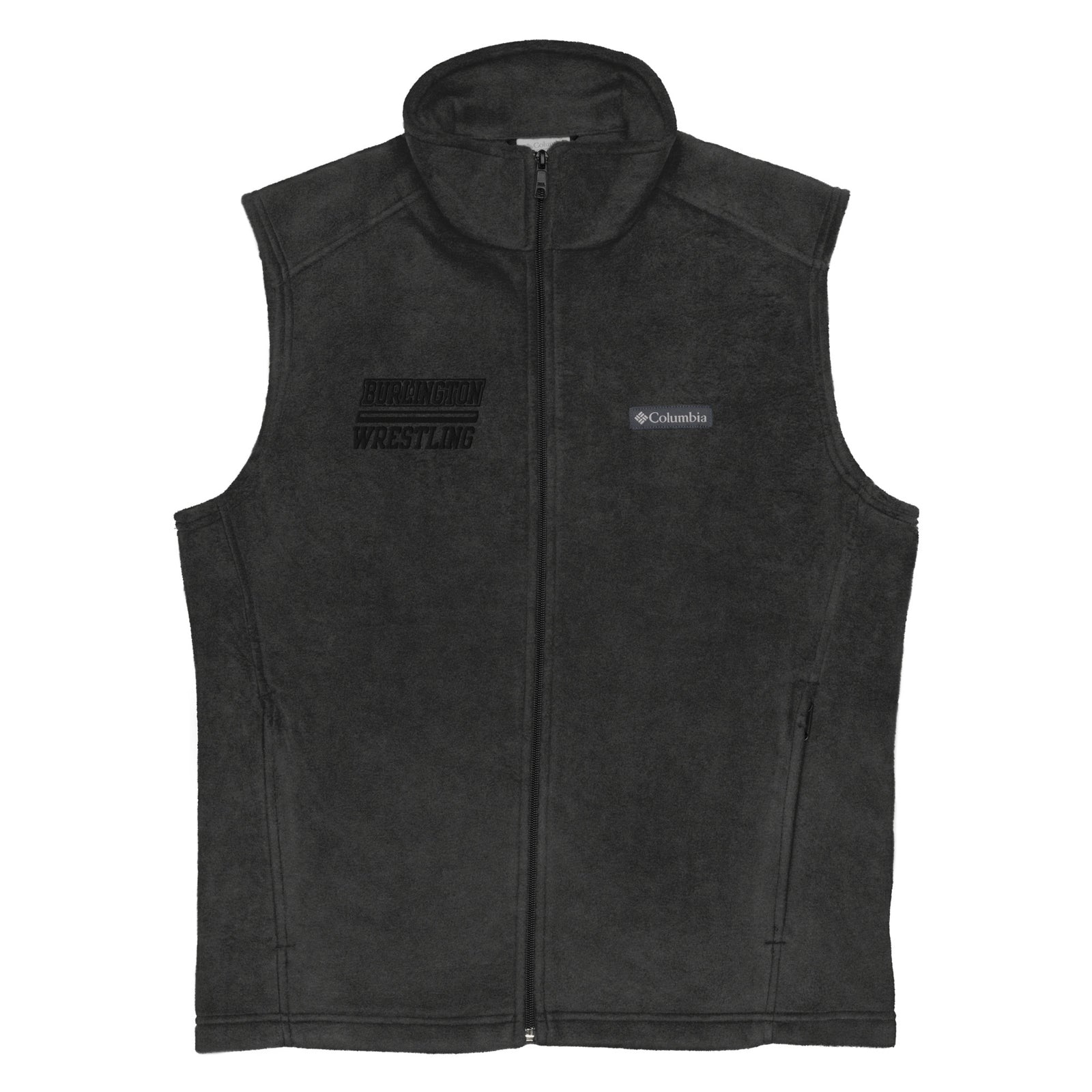 Burlington HS Wrestling Mens Columbia Fleece Vest