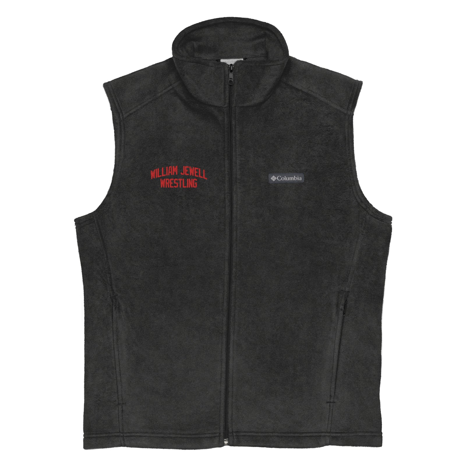 William Jewell Wrestling  Mens Columbia Fleece Vest