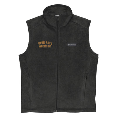 River Rats Wrestling  Embroidered Mens Columbia Fleece Vest