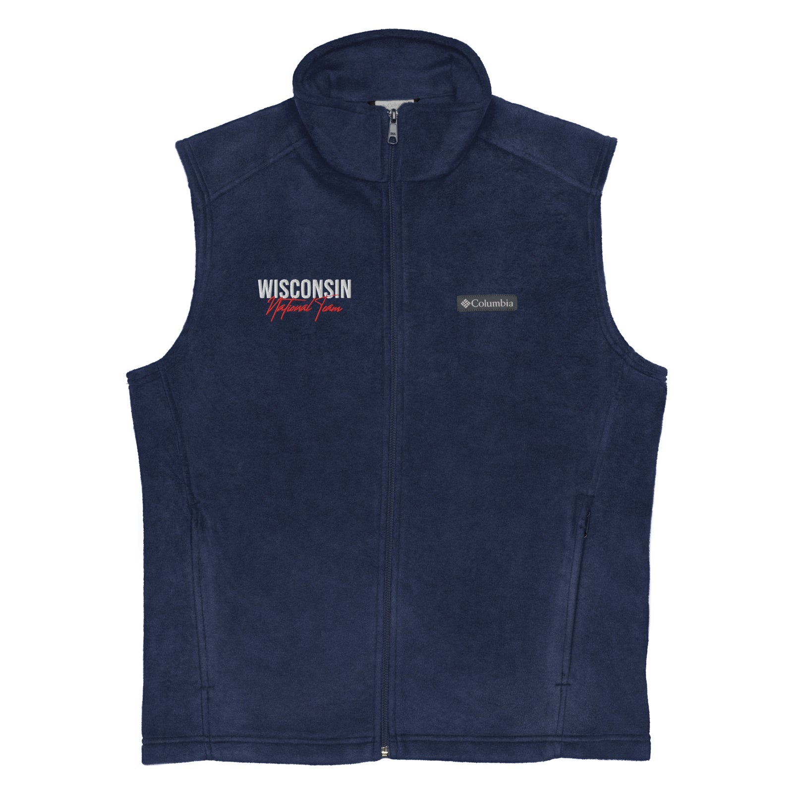 Wisconsin Wrestling Federation Wrestling 2023 National Team Mens Columbia Fleece Vest