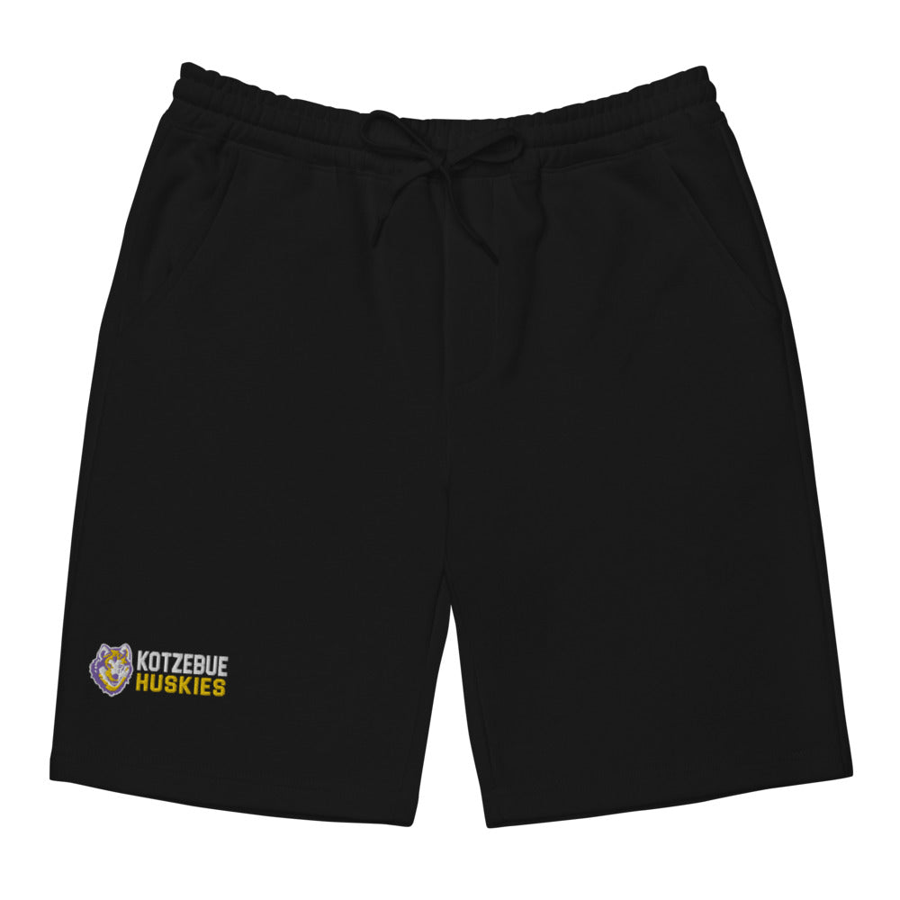 Kotzebue Huskies Men's Fleece Shorts - Embroidered