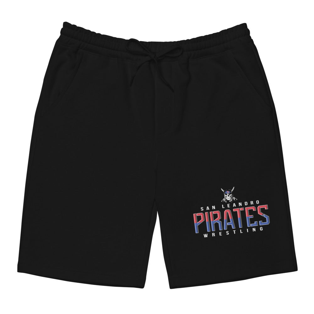 San Leandro Pirates Men's fleece shorts