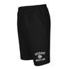 Goddard HS Wrestling Men's fleece shorts - Black (embroidered)