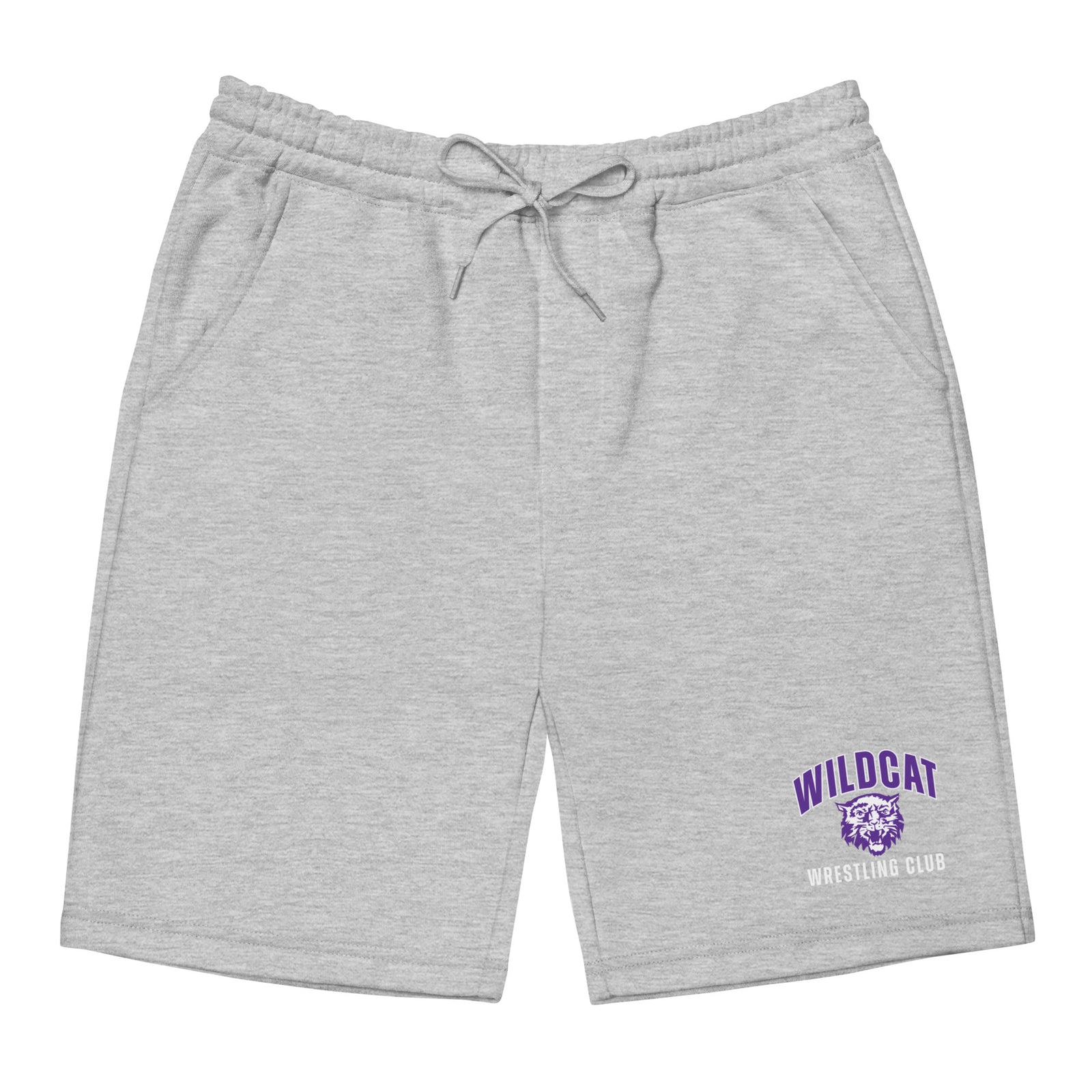 Wildcat Wrestling Club (Louisburg) Men's fleece shorts