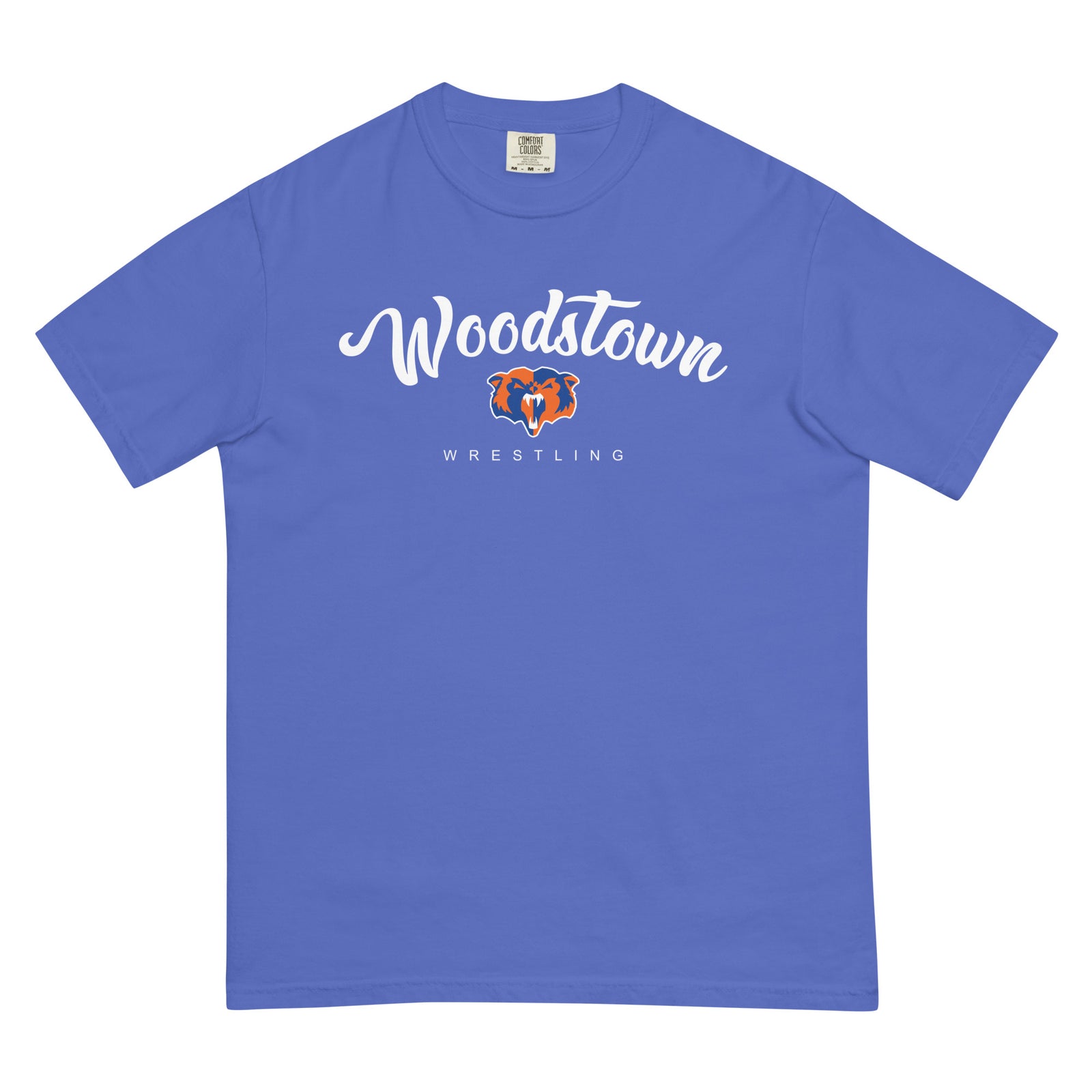 Woodstown Wrestling Mens Garment-Dyed Heavyweight T-Shirt