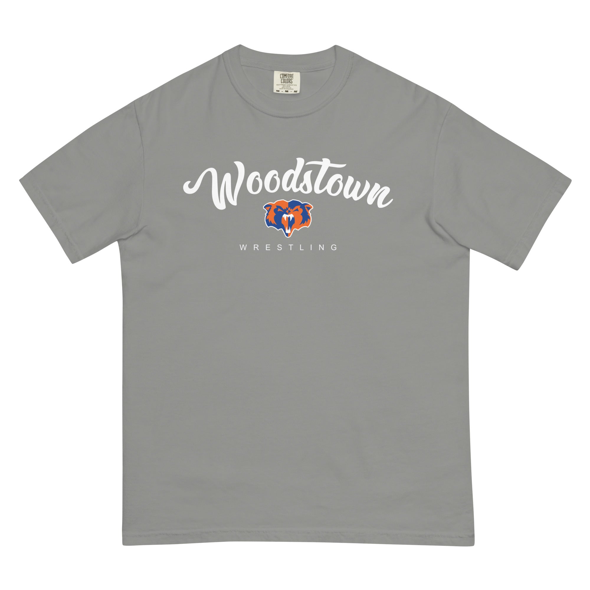 Woodstown Wrestling Mens Garment-Dyed Heavyweight T-Shirt