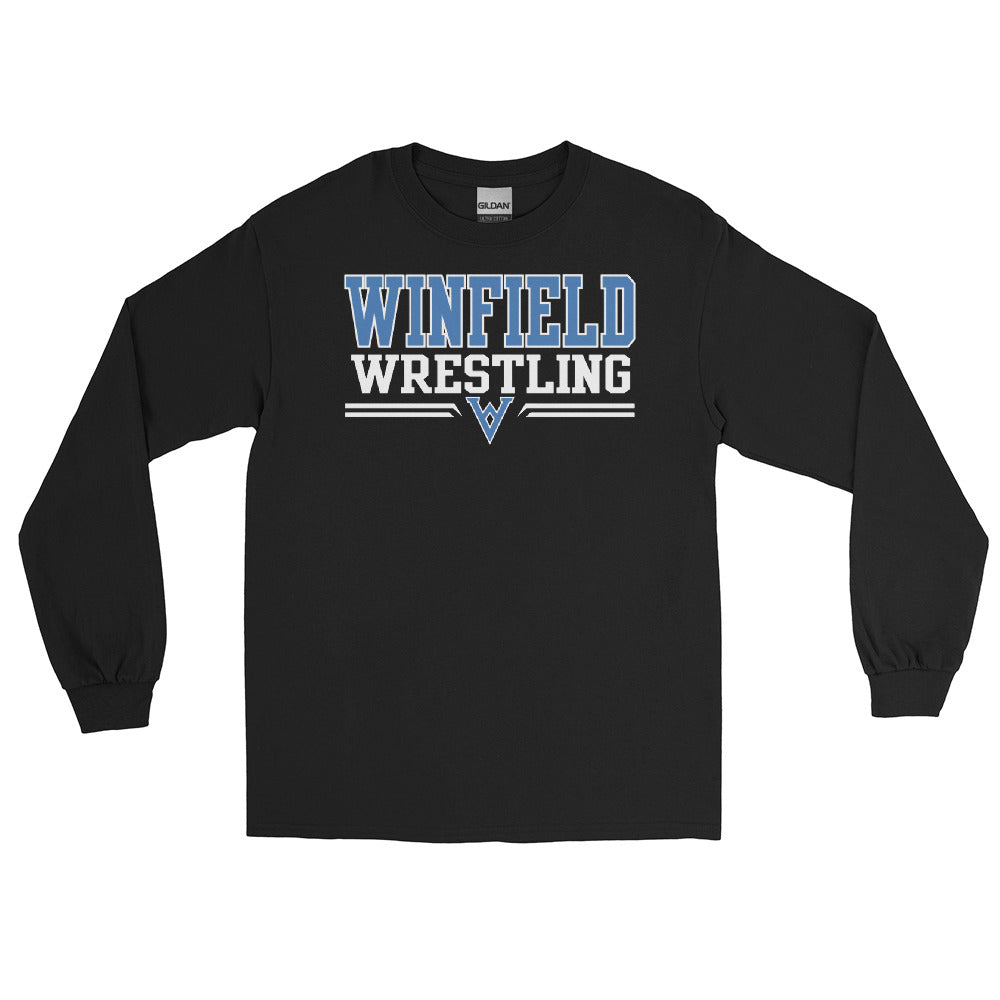 Winfield Wrestling 100% Cotton Long Sleeve Shirt